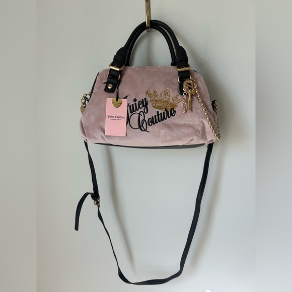 Viral Juicy Couture Key to Juicy Dusty Blush Pink Satchel - Picture 1 of 6